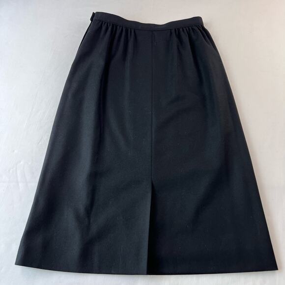Pendleton Vintage Women’s Virgin Wool Black Pencil Skirt Size 8 Lined - Picture 2 of 8